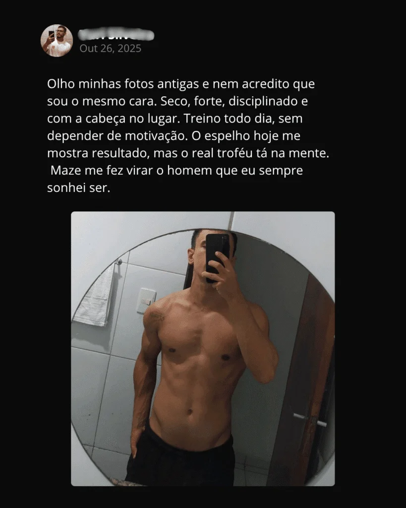 Depoimento de membro da MAZE